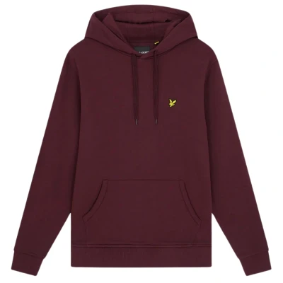 Image of Lyle &amp; Scott Hoodie Hoodie, Men&#039;s, Size: Medium, Rich burgundy