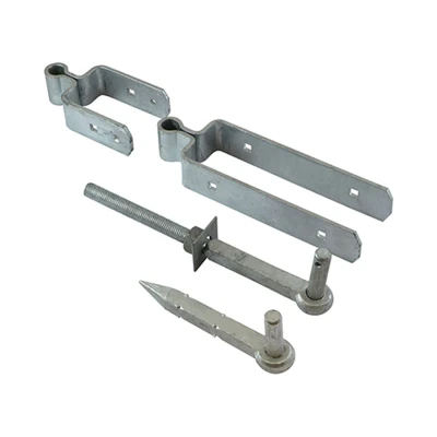 Image of 2x TIMCO Standard Double Strap Hinge Set Hot Dipped Galvanised SFH450G
