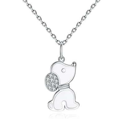 Image of VIKI LYNN Dog Necklace 925 Sterling Silver Puppy Beagle Gifts for Lovers