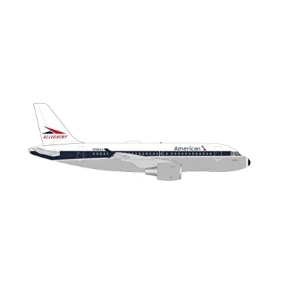 Image of herpa 536608 Airplane American Airlines Airbus A319, Allegheny Heritage Livery N745VJ on a Scale of 1 : 200, Plastic Miniature Without pedastal, Model Building, Collectors Edition