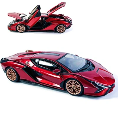 Image of HTLNUZD Bburago 1/24 Alloy Die Casting Car for Lamborghini Sian FKP 37 1:24 Static Sports Collection Gift