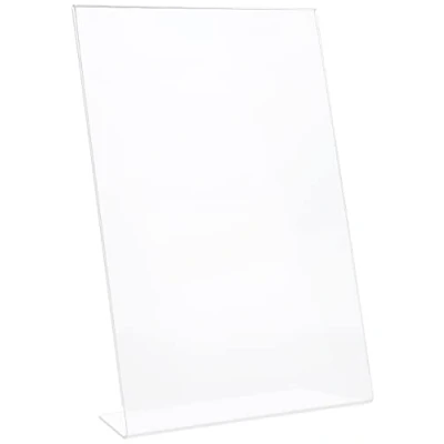 Image of Slanted L Shaped Sign Holder, A4, Portrait