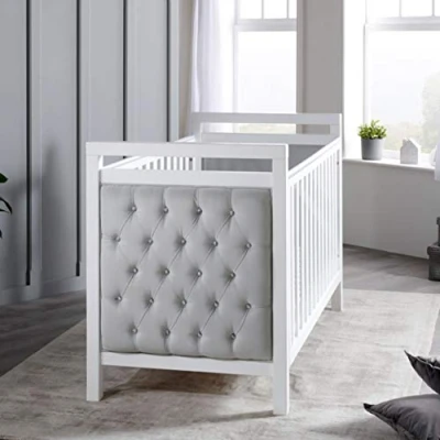 Image of Babymore Velvet Deluxe Cot Bed