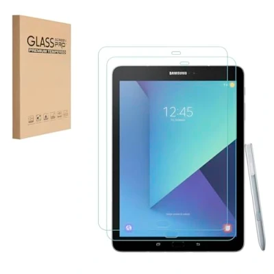 Image of HYGMOCC Screen Protector for Samsung Galaxy Tab S3 (9.7 inch) Tempered Glass Film Anti Scratch,Bubble Free,High Definition（2 Pack）