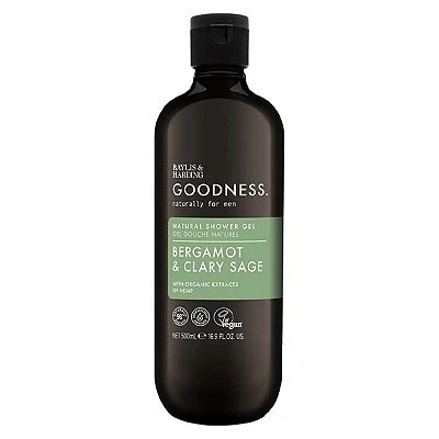 Image of Baylis &amp; Harding Goodness Bergamot Clary Sage Natural Shower Gel 500ml