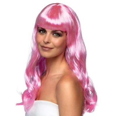 Image of Boland 10103106 BOL85864 Adult Chique Wig, One Size, Light Pink