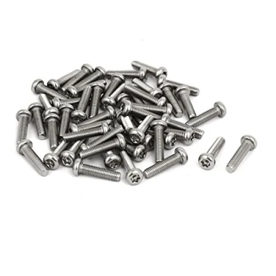 Image of Sourcingmap M5 x 20mm 304 Stainless Steel Torx Security Pan Head Machine Screws 50PCS
