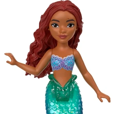 Image of Disney the Little Mermaid Ariel Small Doll with Signature Tail, Toys Inspired by Movie, HNF43