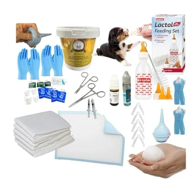 Image of Warwick whelping Boxes Deluxe Puppy kit with Lactol 250g FREE DOCS