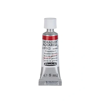 Image of Schmincke HORADAM® AQUARELL finest artists&#039; watercolours, Madder brown 5 ml