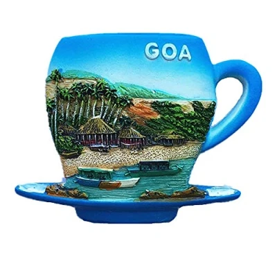 Image of 3D Goa India Souvenir fridge magnet,Home &amp; kitchen decoration refrigerator magnet