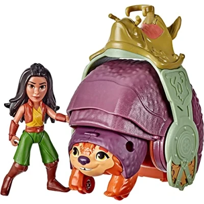 Image of Disney Princess Raya and the Last Dragon Tuk Tuk, Doll for Girls Boys, Toy Kids Ages 3 Up, Yellow, small, E9475