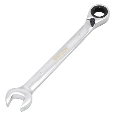 Image of DAKCOS Fixed Head Reversible Ratchet Spanner 13mm Ratcheting Combination Wrench Chrome Vanadium Steel