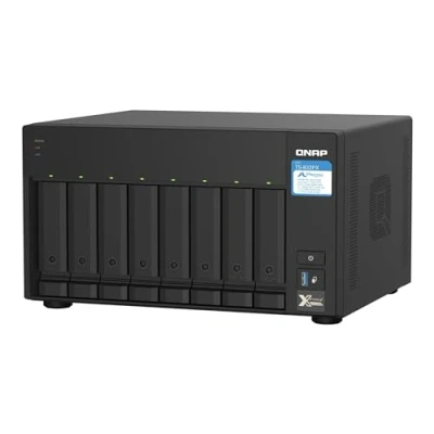 Image of QNAP TS 832PX 4G 8 Bay Desktop NAS Enclosure 4GB RAM, AnnapurnaLabs 4 core, 1.7GHz processor with 10GbE SFP+ and 2.5GbE, W125905470