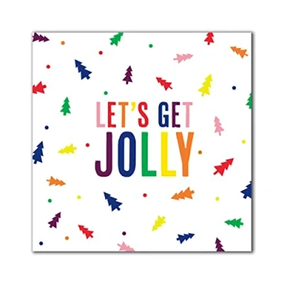 Image of Pack of 8 Get Jolly British Heart Foundation Charity Christmas Cards Xmas 556967