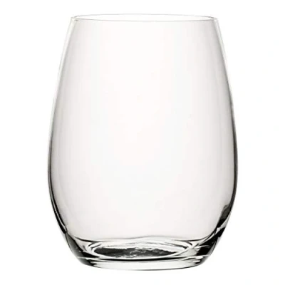 Image of Utopia Amber Stemless Wine Glasses 20oz / 570ml Pack of 6 Tumblers,