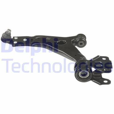 Image of 1773518, 1805953, 1866072, F1F13A424BAA, F1FZ3079A Suspension Arm DELPHI TC3860 with ball joint Trailing Sheet Steel FORD: FOCUS 3