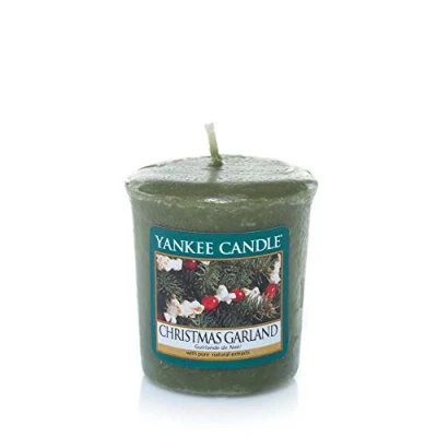 Image of Yankee candle Candle, Green, 4.5cm l x w 5cm h