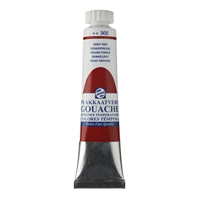 Image of Talens Deep red GOUACHE PAINT 20ml