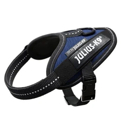 Image of Julius K9, 16IDC FAR B1, IDC Powerharness, dog harness, Size: Baby 1, Denim