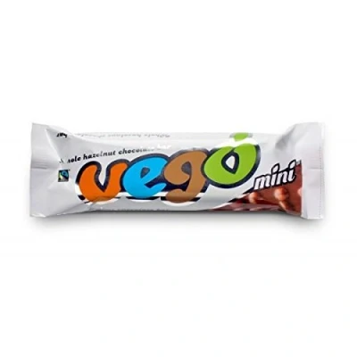 Image of 4 Mini Vego Whole Hazelnut Vegan Chocolate Bar Snack Pack