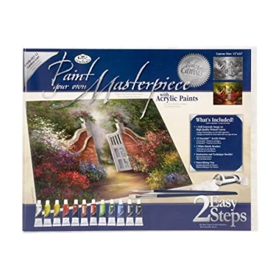 Image of Royal &amp; Langnickel Garden Gate Paint Your Own Masterpiece Kit