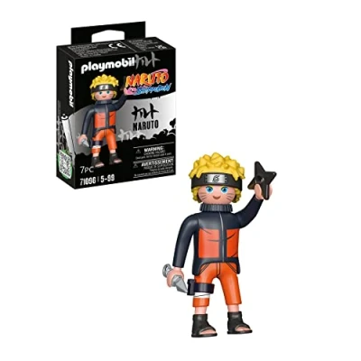 Image of Playmobil 70666 NARUTO SHIPPUDEN Sasuke vs. Itachi, sibling battle with Mangekyou Sharingan and energy spirit Susano&#039;o, Itachi&#039;s revenge, collectable playset suitable for children fans ages 5+