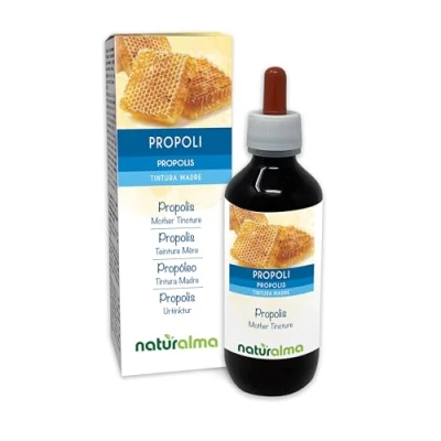 Image of Propolis (Propolis) Resin Hydroalcoholic Mother Tincture NATURALMA Liquid Extract Drops 200 ml Food Supplement