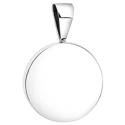Image of Nenalina 361305 090 Women&#039;s Round Pendant for Necklace / Chain Shiny 925 Sterling Silver