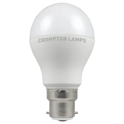 Image of Crompton LED GLS Thermal Plastic 8.5W Dimmable 2700K BC B22d