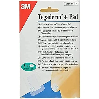Image of Tegaderm + Pad Apósito Esteril 5 X 7,2 Cm Protector de Heridas Que Exudan