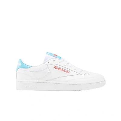Image of Reebok Men&#039;s Club C 85 Sneaker, Ftwwht Kinblu Dynred, 2.5 UK