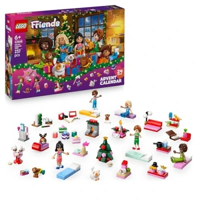 Image of LEGO Friends Advent Calendar 2025 for 6+ Year Old Girls Christmas Countdown Toys with 24 Surprises incl. 5 Mini Dolls, Pet Animal Figures &amp; Cute Accessories 42668