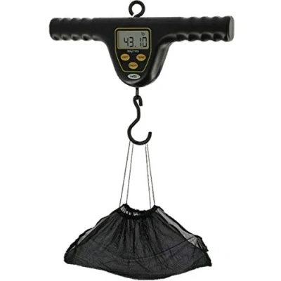 Image of XPR Carp Coarse Fishing Digital T Bar Weigh Scales &amp; Soft Mesh Sling 110lb/50kg