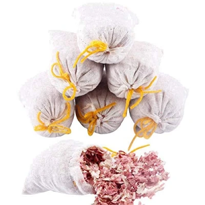 Image of Sknrlko 10Pack Cedar Sachets Bags, for Closets and Drawers,Cedar Blocks for,Cedar Wood Closet