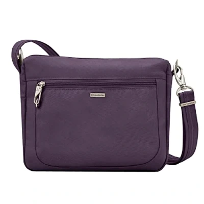 Image of Travelon Women&#039;s Classic Crossbody Bag, Purple, One Size UK