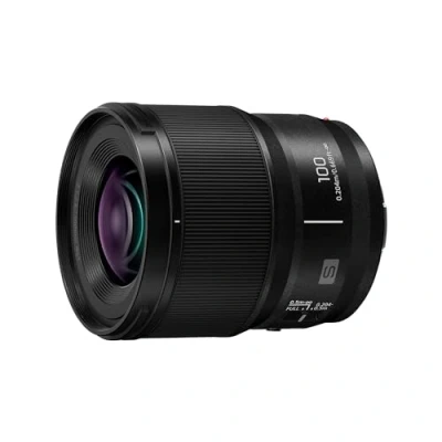 Image of Panasonic Lumix S E100 100mm F2.8 Macro Lens, Full Frame Camera Compact &amp; Lightweight Design, 298g, Dual Phase Linear Motor, 1:1 Life Size Magnification, Ideal for Video, Black