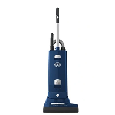 Image of SEBO 91556GB Automatic X8 WideTrack, Upright vacuum, Navy Blue/Silver