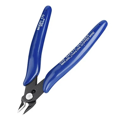Image of Wire Cutter, Side Cutting Nippers 3D Printer Cable Cutters Precision Flush Cutters, Cutter Snips Shears,Jewelry Craft Pliers,Electrical with Soft Grip