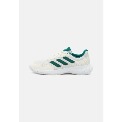 Image of adidas Court Spec 2 Tennis Shoes Sneaker, Off White/Collegiate Green/Cloud White, 8.5 UK