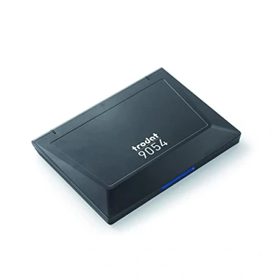 Image of Trodat 9054 Large Hand Seal Pad, 21 x 14.8 cm, Impregnated, Blue