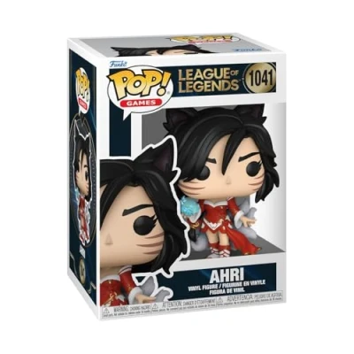 Image of Funko POP! Games: LOL Ahri League Of Legends Collectable Vinyl Figure Gift Idea Official Merchandise Toys for Kids &amp; Adults Video Games Fans Model Collectors and Display