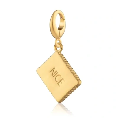 Image of Lily Charmed 18ct Gold Plated NICE Biscuit Charm