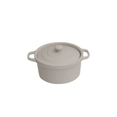 Image of Genware NEV MC10 W Royal Covered Mini Casserole Dish, 10.5 cm (Pack of 6)