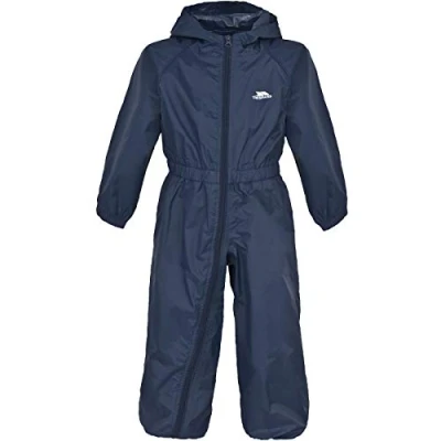 Image of Trespass Men&#039;s Button Rain Suit, Navy, 6 12 Months UK