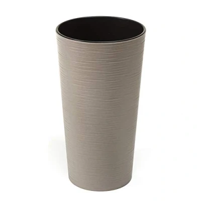 Image of Eco Flowerpot Herb Plant Flower pot Lilia Windowsill Holder Balcony Garden Container Bucket Home Decor Mix! Match! Play! (Grey)