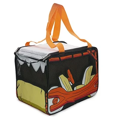 Image of Buckle Down Flintstone Bag, Pet Carrier, Flinstone Car, Polyester Canvas