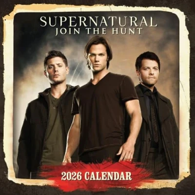 Image of 2026 CALENDAR SUPERNATURAL MONTH TO VIEW SQUARE WALL OFFICIAL PRODUCT