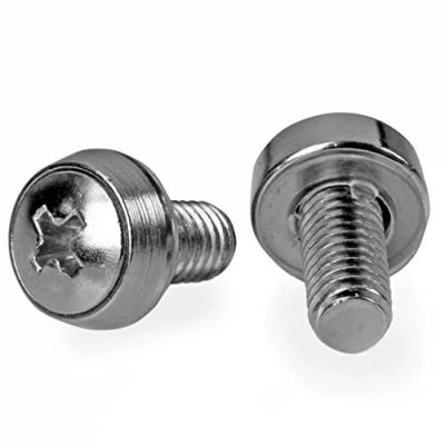 Image of StarTech.com 50 Pkg M6 Mounting Screws for Server Rack Cabinet (CABSCREWSM6)