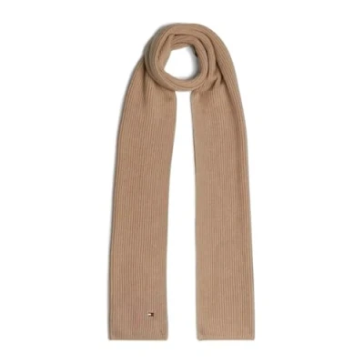 Image of Tommy Hilfiger FLAG PIMA Scarf, Men&#039;s, Size: One Size, Beige